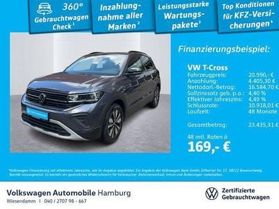 5w rauchgrau metallic (metallic) Gebraucht 2021 VW T-Cross Goal SUV | 20.990 € (Fairer Preis)