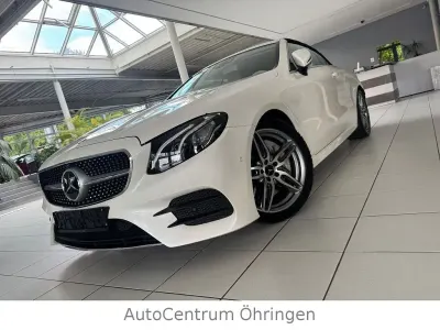 Używany Mercedes E300 AMG line 245 KM (180 kW) 2017 Biały Kabriolet