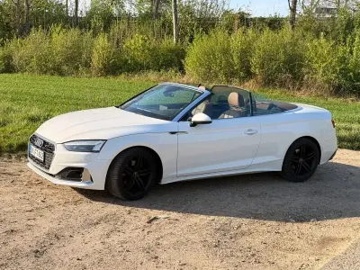 Gebraucht Audi A5 Cabriolet Advanced 150 PS (110 kW) 2020 Weiß Cabrio
