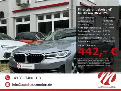 Gebraucht BMW 520 Sport Line 190 PS (139 kW) 2023 Skyscraper grau metallic Limousine