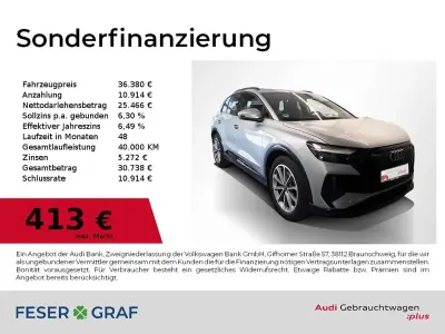 Gebraucht Audi Q4 e-tron S-Line 219 kW (299 PS) 2023 Florettsilber metallic SUV