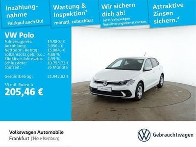 Pure white Neu 2026 VW Polo Basis Limousine | 19.980 € (Guter Preis)