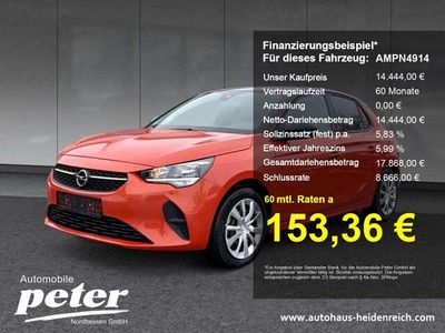 Gebraucht Opel Corsa-e Edition 100 kW (136 PS) 2022 Power orange/dynamik orange Kleinwagen