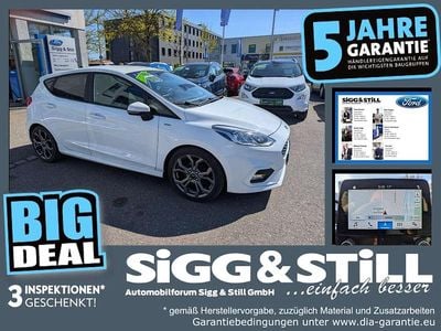 Usata Ford Fiesta ST-Line 125 CV (91 kW) 2019 Bianco Utilitaria