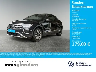 Gebraucht VW T-Roc Cabriolet Beats 116 PS (85 kW) 2024 Deep black perleffekt Cabrio