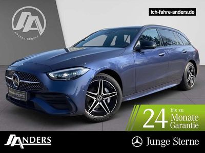 Usata Mercedes C300e AMG 204 CV (150 kW) 2023 Blu Station wagon