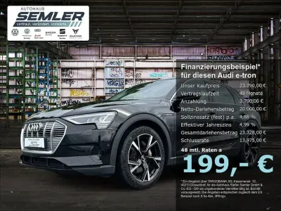 Gebraucht Audi e-tron 230 kW (313 PS) 2021 Schwarz SUV
