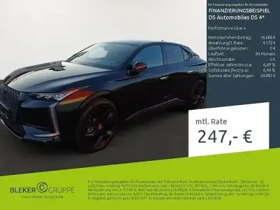 Gebraucht DS Automobiles DS4 Performance Line Plus 131 PS (96 kW) 2023 Lackierung schwarz perla nera/typ aussenverkleidung metalliclackierung Limousine