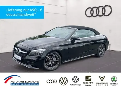 Gebraucht Mercedes C180 AMG line 156 PS (114 kW) 2021 Schwarz Cabrio