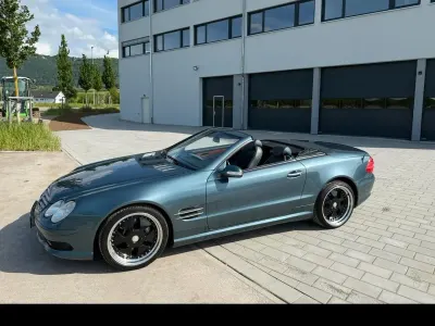 Gebraucht Mercedes SL500 AMG 306 PS (225 kW) 2003 Blau Cabrio