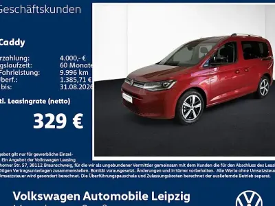 Neu VW Caddy 122 PS (89 kW) 2026 Rot Van / Kleinbus