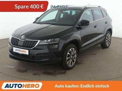 Cerna magic/black magic Gebraucht 2022 Skoda Karoq Clever SUV | 25.860 € (Guter Preis)