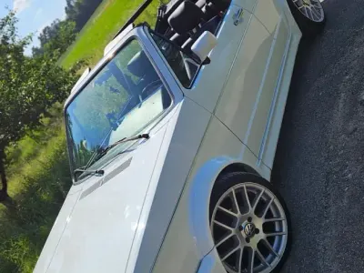 Gebraucht VW Golf Cabriolet 1993 Weiß Cabrio