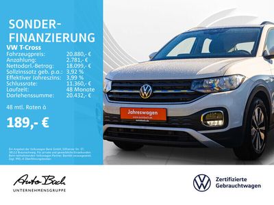 Gebraucht VW T-Cross Move 95 PS (69 kW) 2023 Grau (ascotgrau) SUV