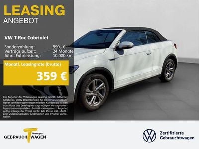 Gebraucht VW T-Roc Cabriolet R-line 150 PS (110 kW) 2025 Pure white Cabrio