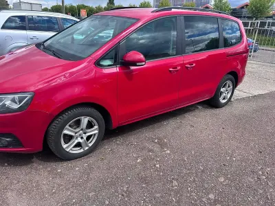 Gebraucht Seat Alhambra 103 PS (75 kW) 2010 Rot Van / Kleinbus