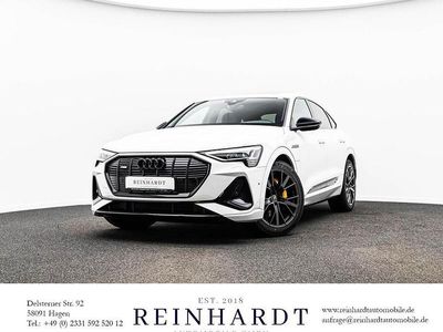 Gebraucht Audi e-tron Sportback Black Edition 300 kW (408 PS) 2022 Gletscherweiß metallic SUV