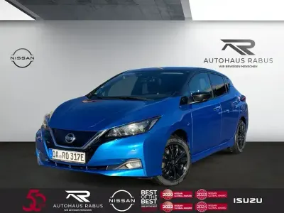 Gebraucht Nissan Leaf 50 kW (68 PS) 2021 Blau Kleinwagen