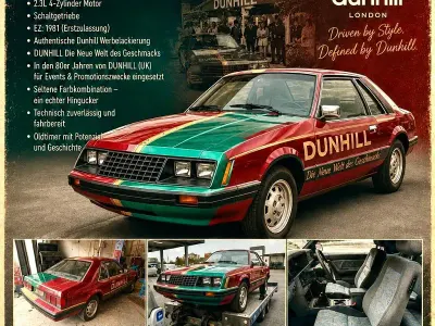 Gebraucht Ford Mustang 90 PS (66 kW) 1981 Rot Coupé