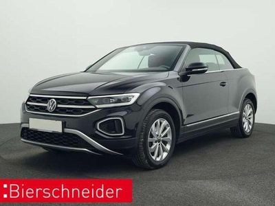 Gebraucht VW T-Roc Cabriolet Style 150 PS (110 kW) 2022 Schwarz Cabrio