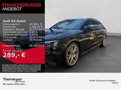 Schwarz Gebraucht 2024 Audi A4 Competition Kombi | 34.940 € (Superpreis)