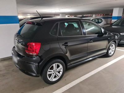 Gebraucht VW Polo Match 69 PS (50 kW) 2012 Schwarz Kleinwagen