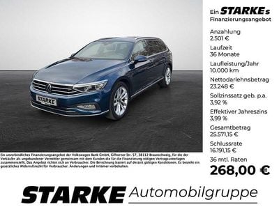 Aquamarinblau metallic Gebraucht 2022 VW Passat Elegance Kombi | 25.749 € (Etwas zu teuer)