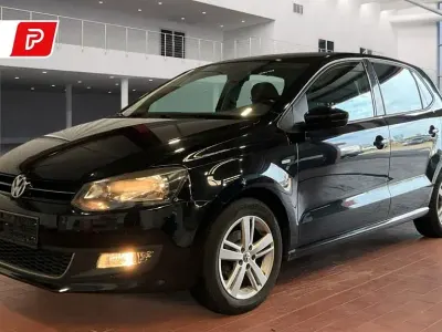 Gebraucht VW Polo Match 69 PS (50 kW) 2012 Schwarz Kleinwagen
