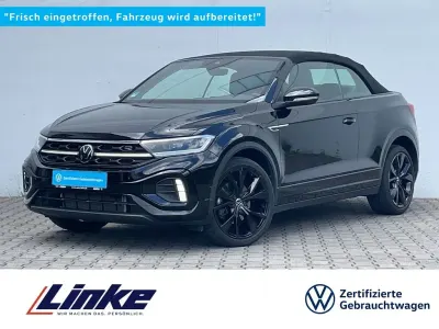 Gebraucht VW T-Roc Cabriolet R-line 150 PS (110 kW) 2023 Schwarz Cabrio