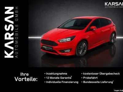 Brugt Ford Focus ST-Line 140 HK (102 kW) 2018 Rød Hatchback
