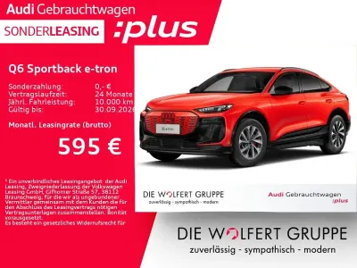 Gebraucht Audi Q6 Sportback e-tron Comfort 284 kW (387 PS) 2025 Rot SUV