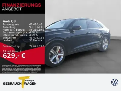Brugt Audi Q8 Ambiente 381 HK (280 kW) 2022 Sort SUV