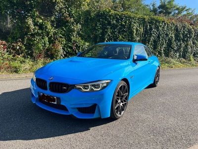 gebraucht BMW M4 Cabriolet Competition Rivierablau ohne OPF