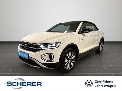 Gebraucht VW T-Roc Cabriolet Goal 116 PS (85 kW) 2025 Pure white schwarz Cabrio