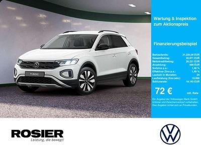 Gebraucht VW T-Roc Goal 116 PS (85 kW) 2025 Weiss / pure white SUV