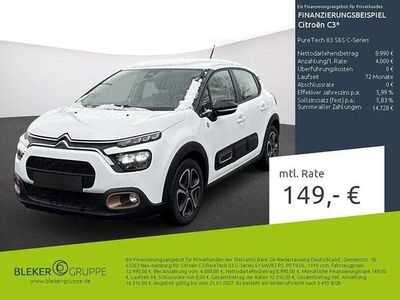 Weiß Gebraucht 2023 Citroën C3 PureTech Limousine | 12.990 € (Fairer Preis)