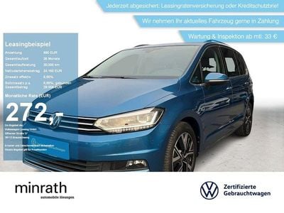 Blau Gebraucht 2021 VW Touran Highline Van / Kleinbus | 23.910 € (Superpreis)