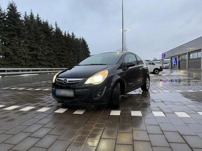 Gebraucht Opel Corsa Selection 69 PS (50 kW) 2011 Schwarz Kleinwagen