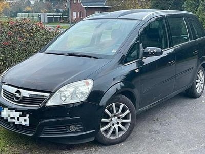 Gebraucht Opel Zafira 120 PS (88 kW) 2008 Schwarz Van / Kleinbus