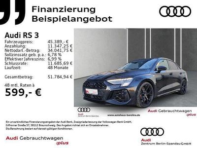 Schwarz Gebraucht 2022 Audi RS3 Ambiente Limousine | 45.389 € (Guter Preis)