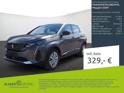 Usata Peugeot 3008 Active 131 CV (96 kW) 2023 Grigio Berlina