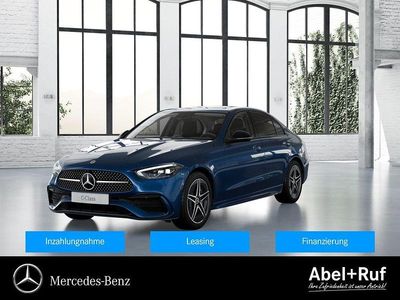 Blau Gebraucht 2024 Mercedes C220 AMG Limousine | 43.449 € (Etwas zu teuer)