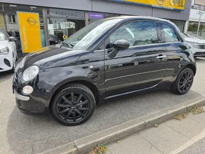 Gebraucht Fiat 500C Lounge 69 PS (50 kW) 2013 Schwarz metallic (metallic) Cabrio