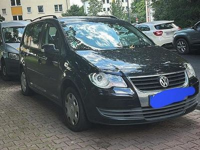 Gebraucht VW Touran 105 PS (77 kW) 2008 Schwarz Van / Kleinbus