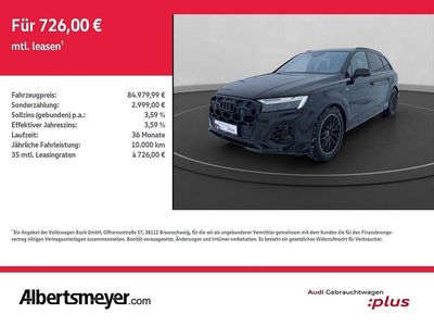 Schwarz Gebraucht 2025 Audi Q7 S-Line SUV | 84.980 € (Teuer)