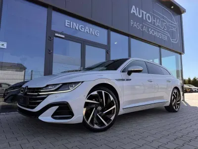Gebraucht VW Arteon R-line 200 PS (147 kW) 2021 Oryxweiß perlmutteffekt Kombi