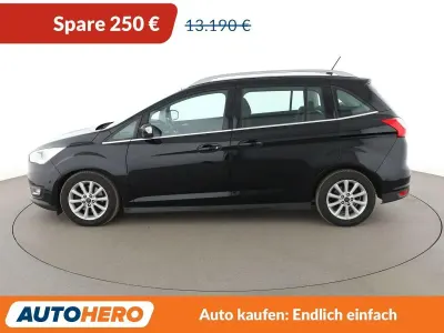 Gebraucht Ford Grand C-Max Titanium 150 PS (110 kW) 2018 Shadow black Van / Kleinbus