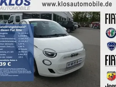 Occasion Fiat 500e Icon 69 kW (95 ch) 2023 Blanc Berline
