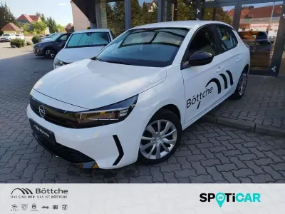 Gebraucht Opel Corsa Basis 75 PS (55 kW) 2024 Lack weiss banquise/typ aussenverkleidung spiegel flach standard Kleinwagen