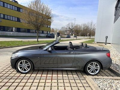 Usata BMW 218 M Sport 150 CV (110 kW) 2017 Grigio Cabrio